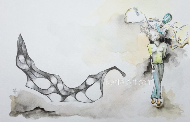 It still follows her around © 2knald.com | Kirsten K. Kester